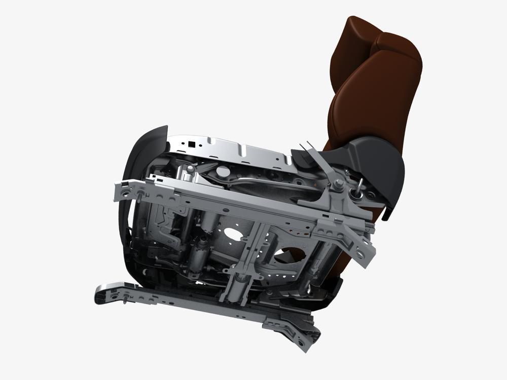 Car Seat Structure 3D model_8