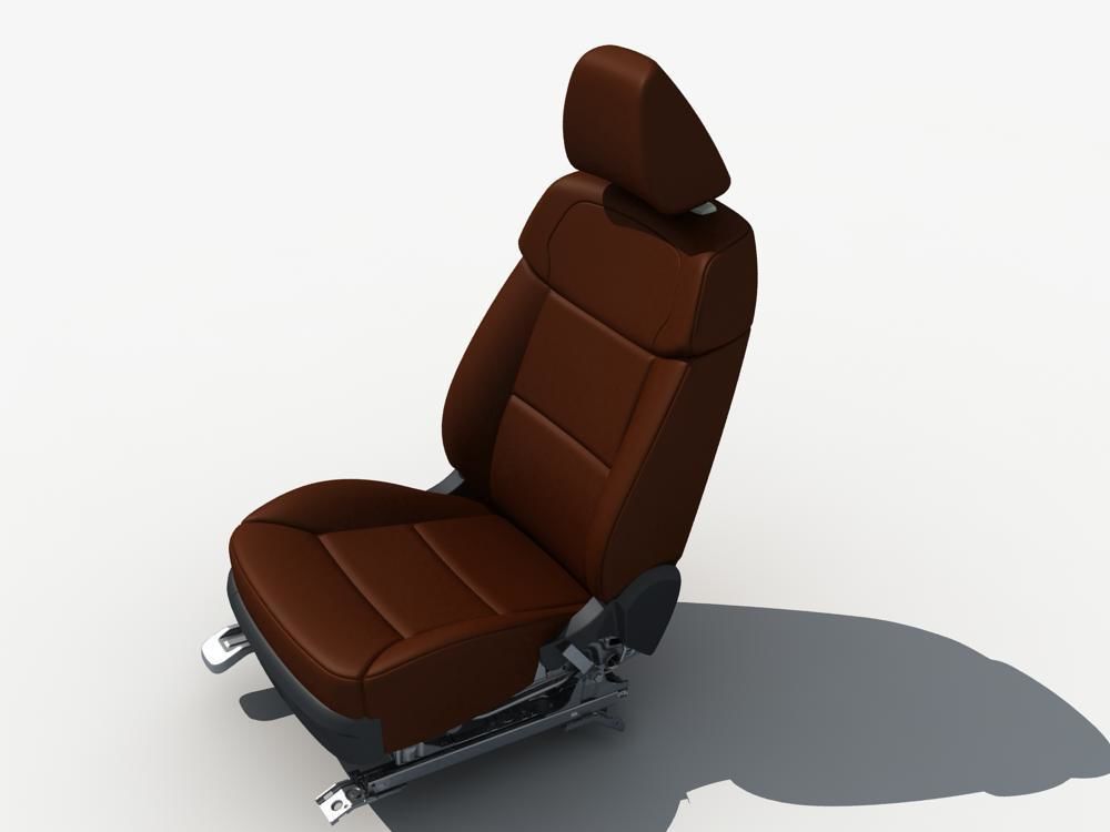 Car Seat Structure 3D model_3