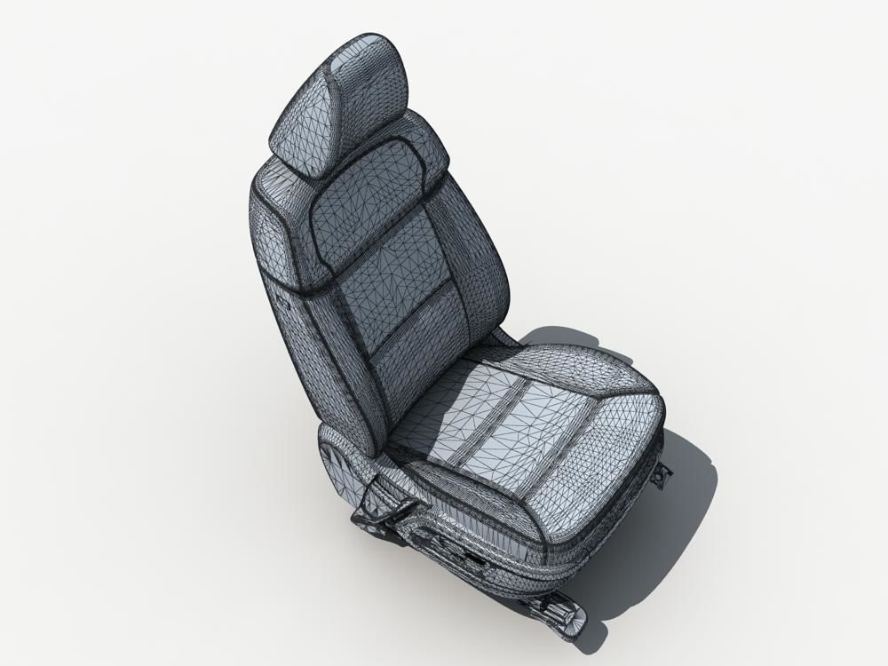 Car Seat Structure 3D model_13