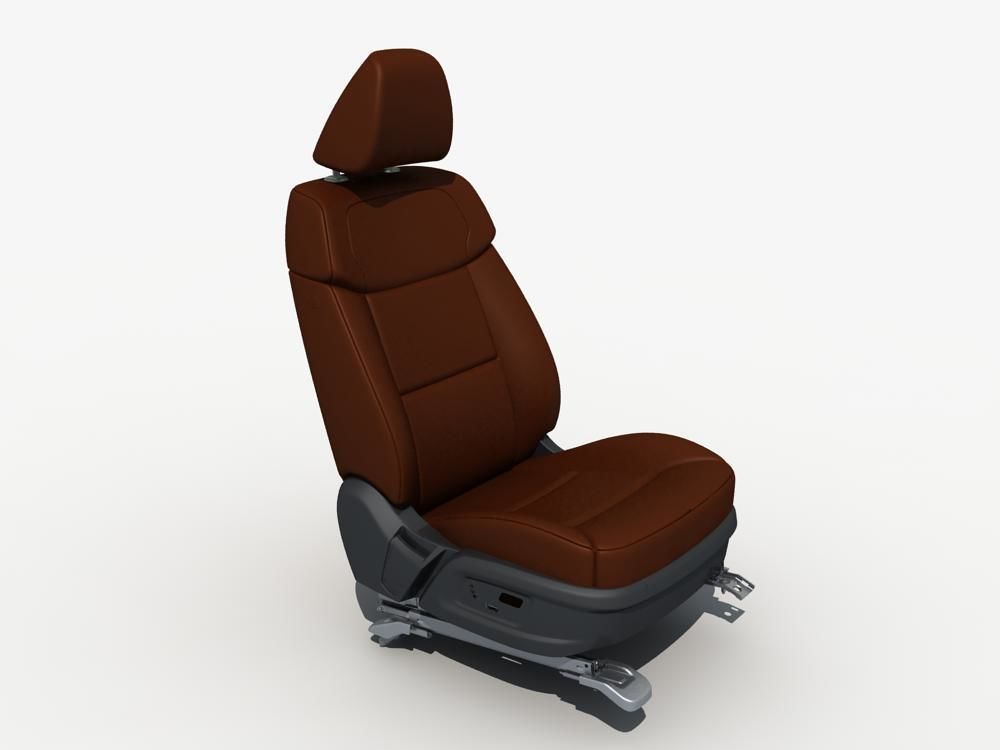 Car Seat Structure 3D model_1