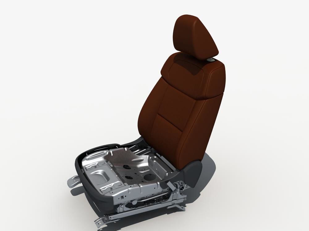 Car Seat Structure 3D model_7