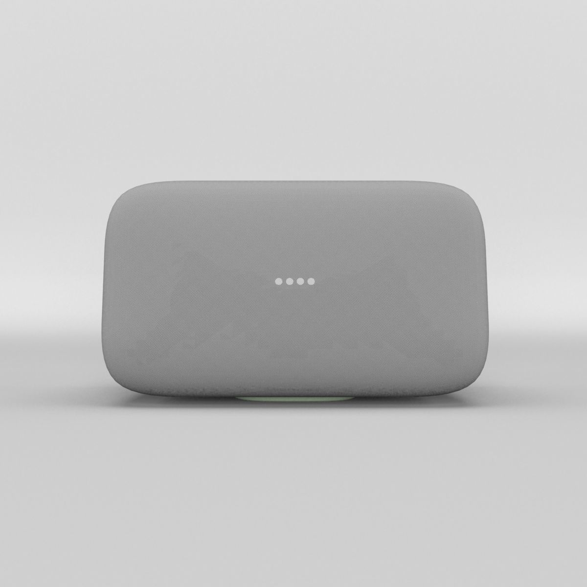 Google Home Max Chalk 3D model_1