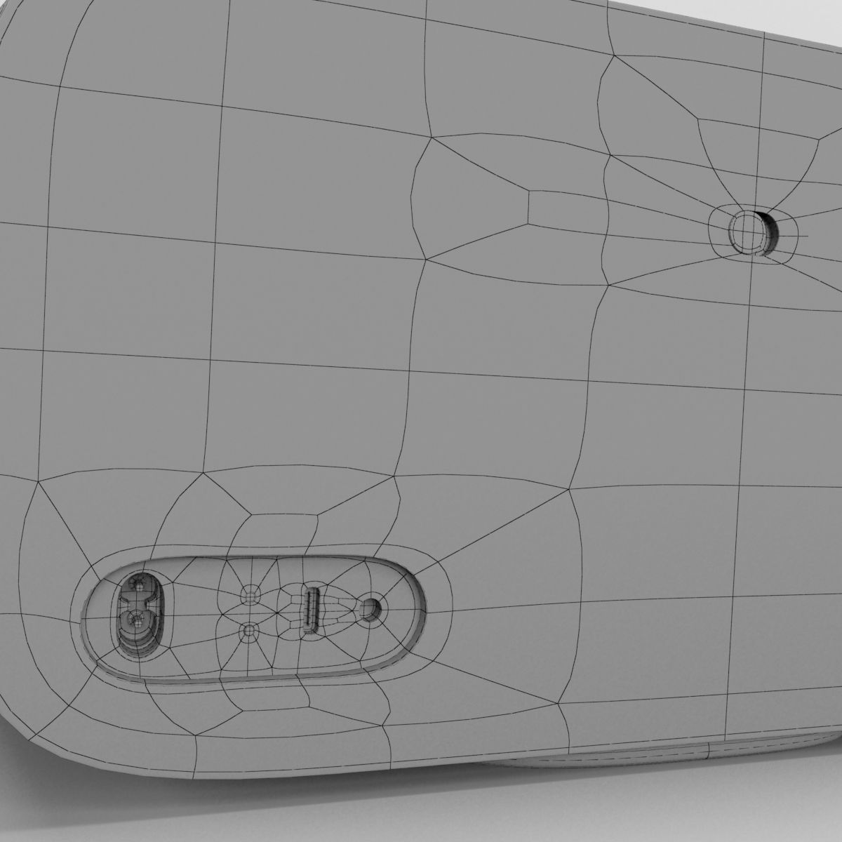 Google Home Max Chalk 3D model_12