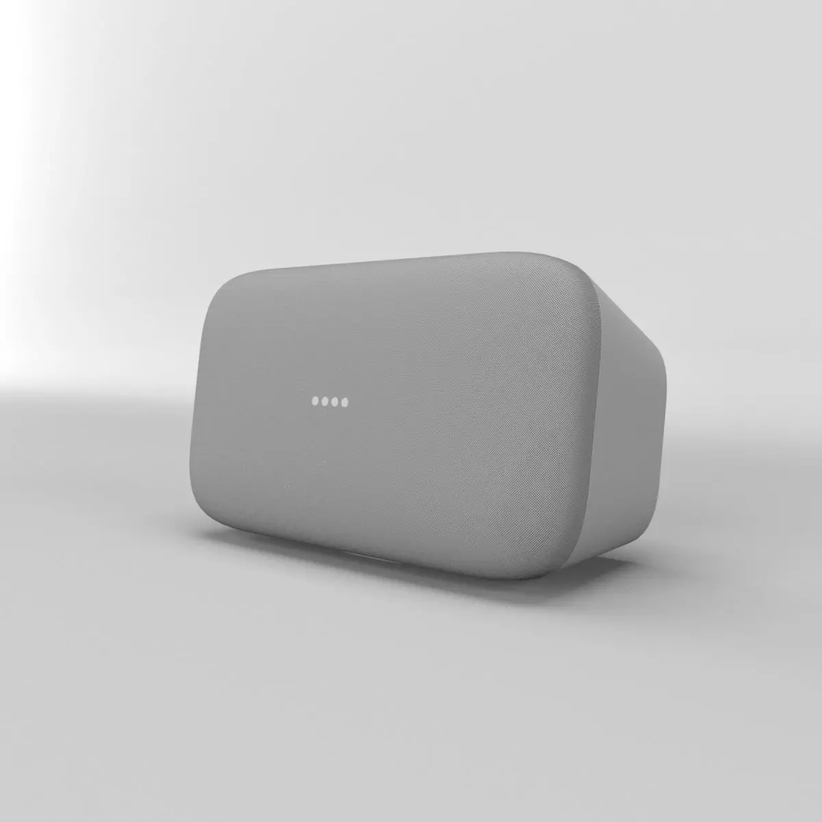 Google Home Max Chalk 3D model_0
