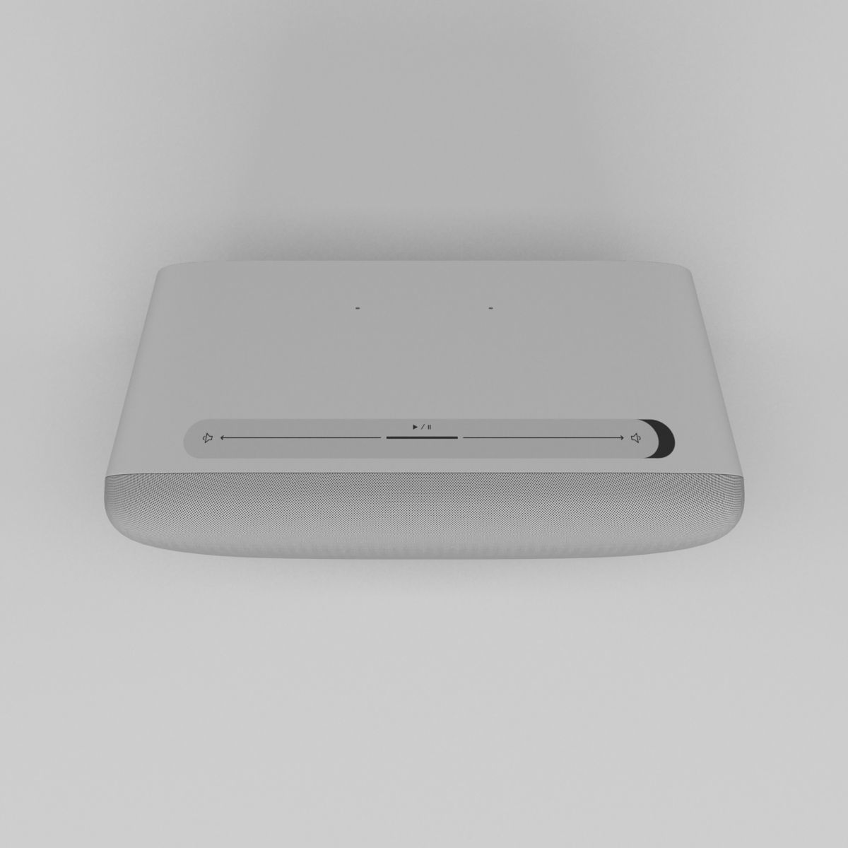 Google Home Max Chalk 3D model_4