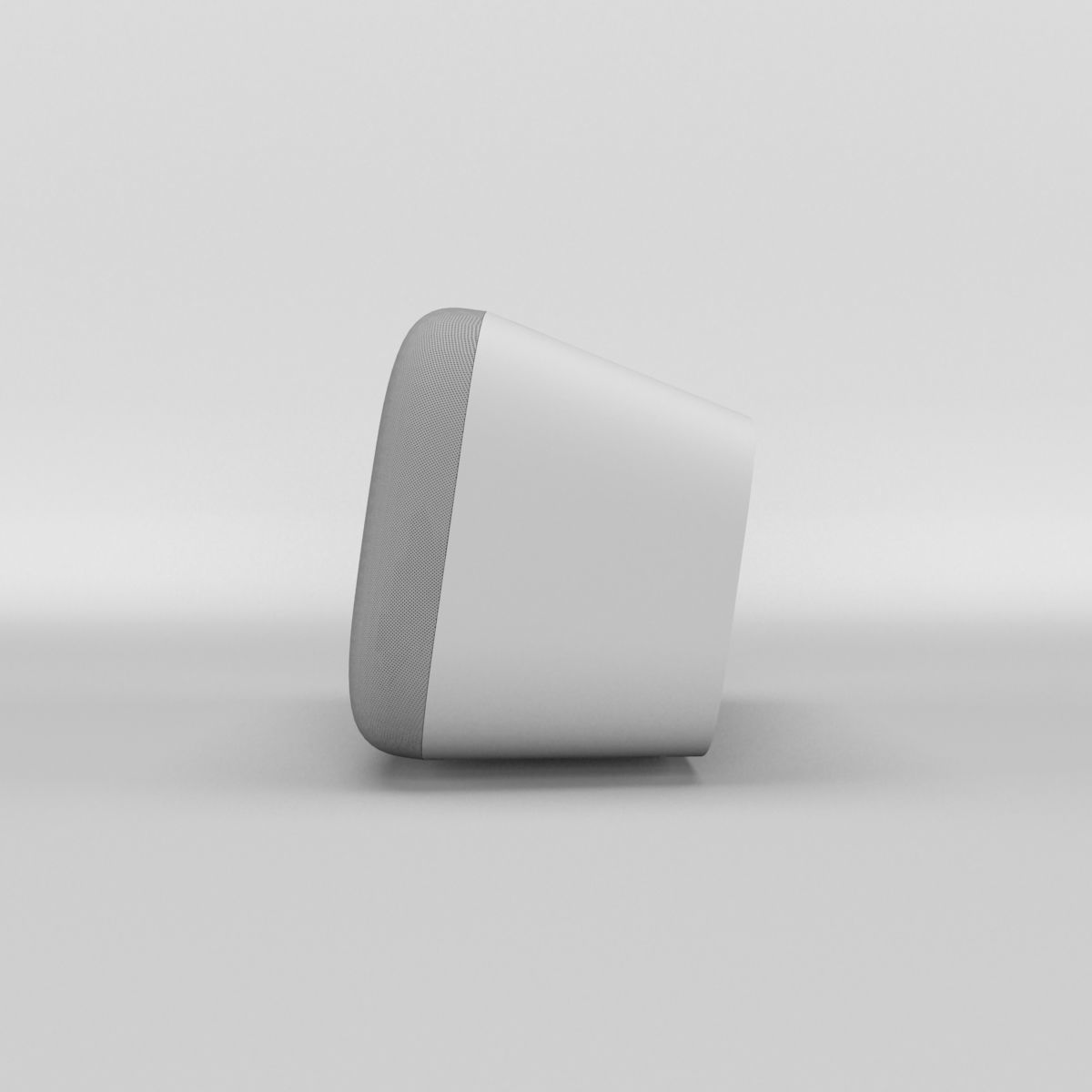 Google Home Max Chalk 3D model_2
