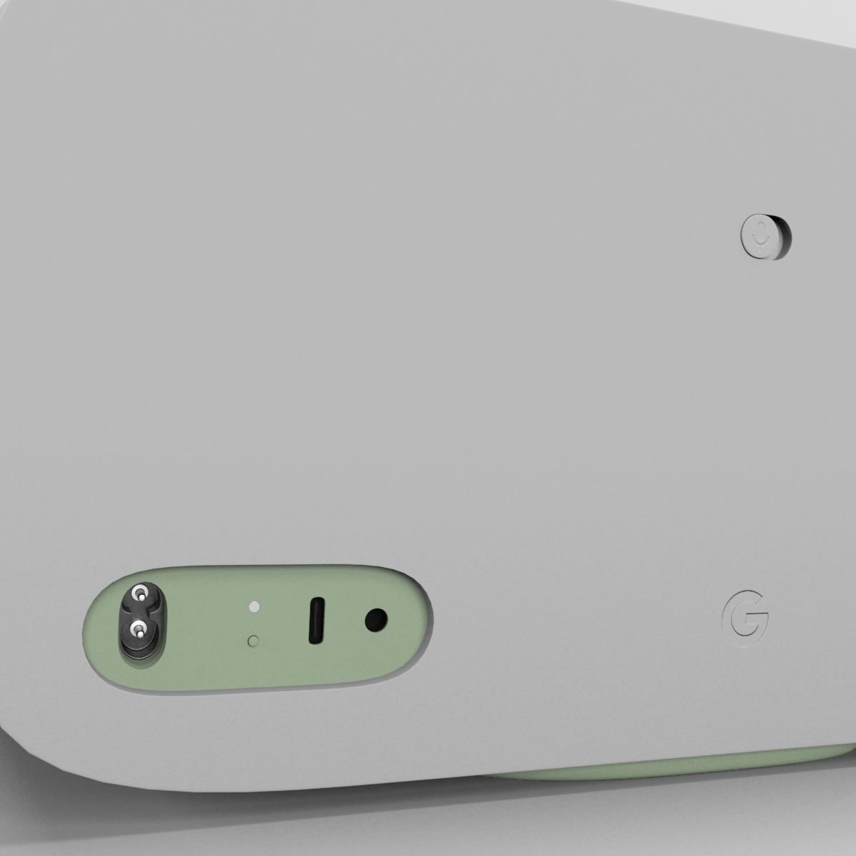 Google Home Max Chalk 3D model_9