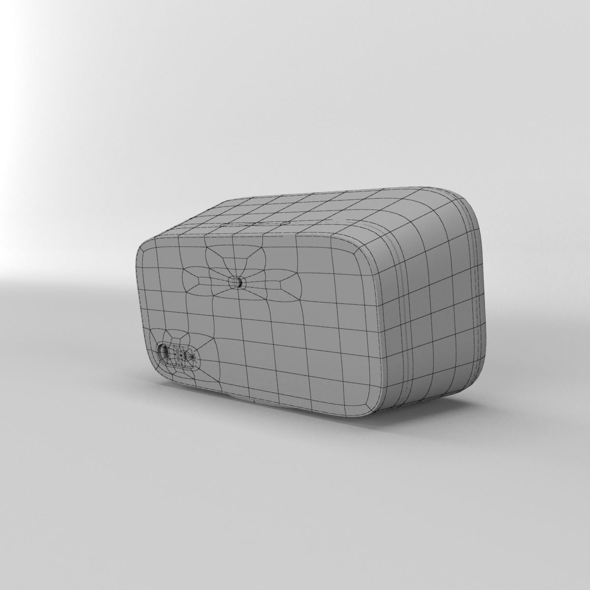 Google Home Max Chalk 3D model_11