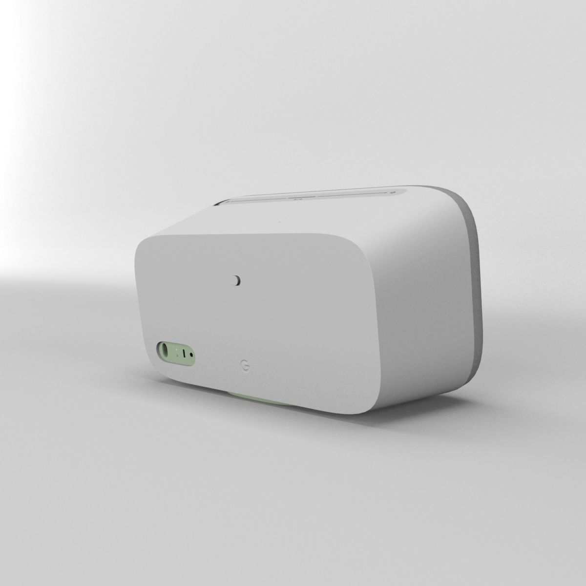 Google Home Max Chalk 3D model_6