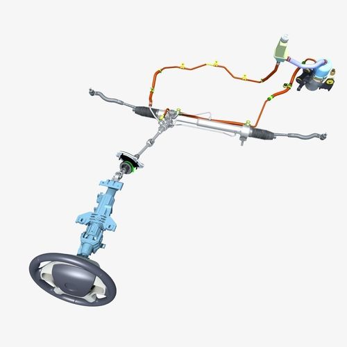 Car Steering System 3D model