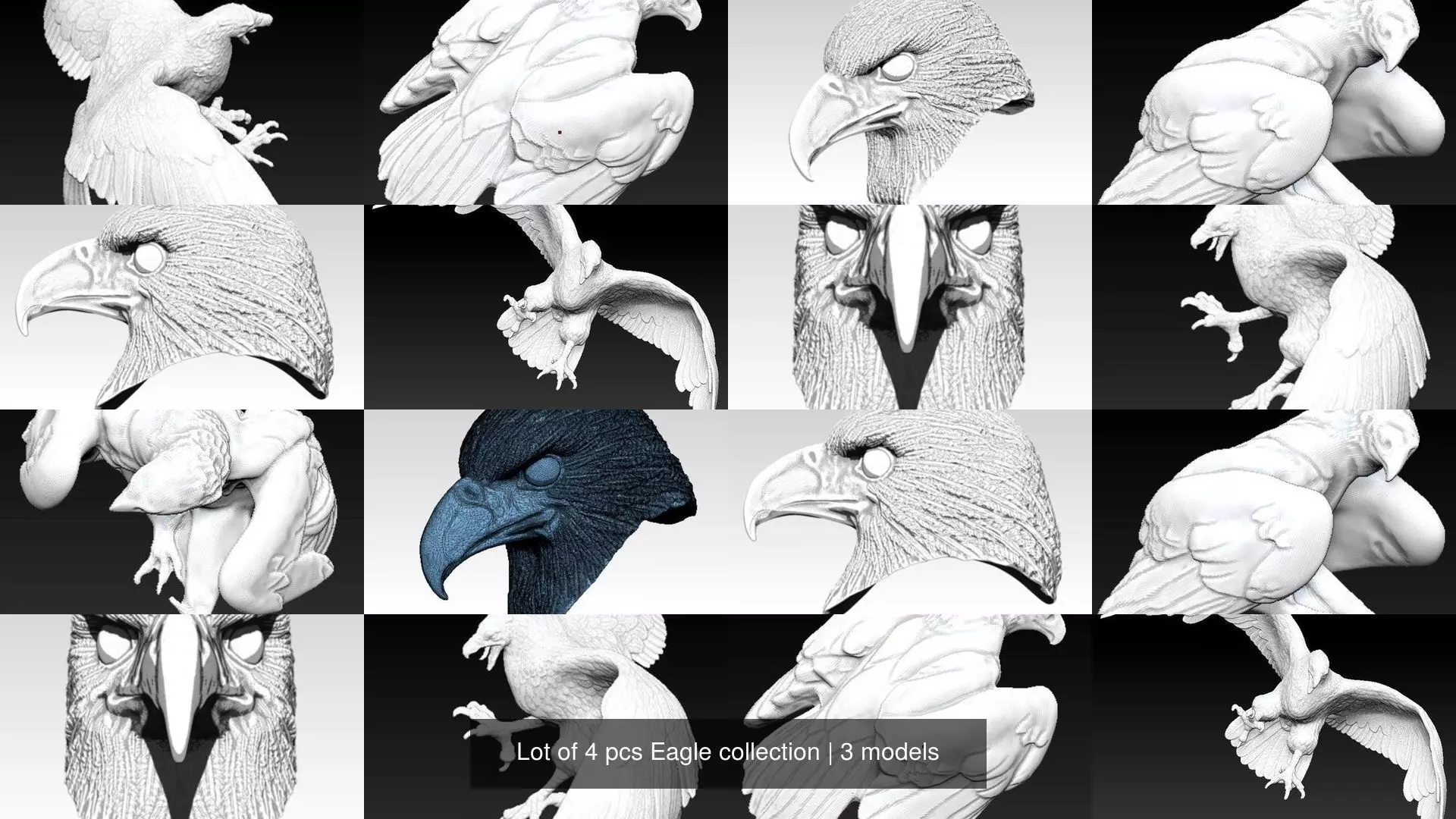 Lot of 4 pcs Eagle collection _0