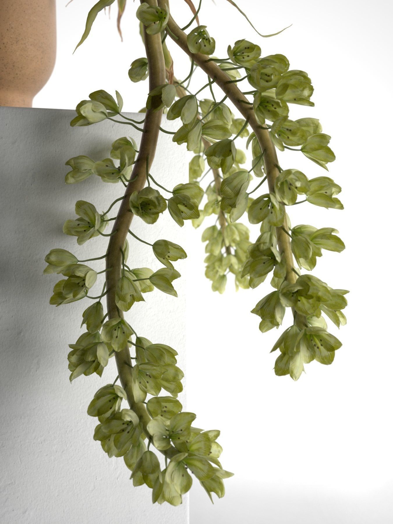 Cyclades Vase with Plants 3D model_1