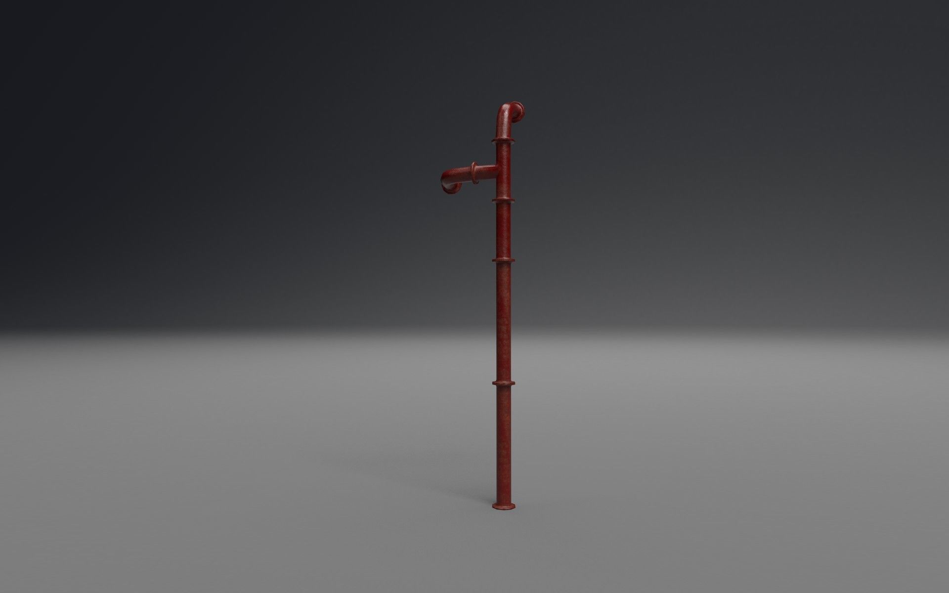 Pipe Set - Waterpipes - Construction Pipes Low-poly 3D model_7