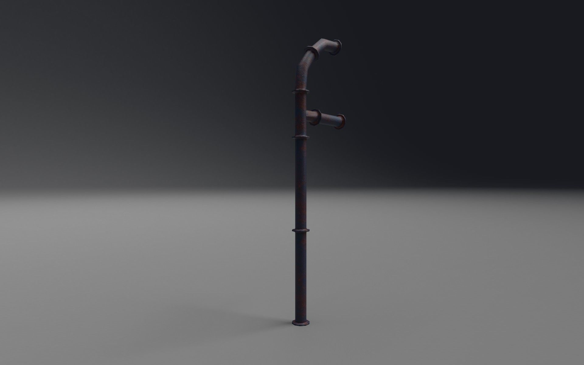 Pipe Set - Waterpipes - Construction Pipes Low-poly 3D model_5