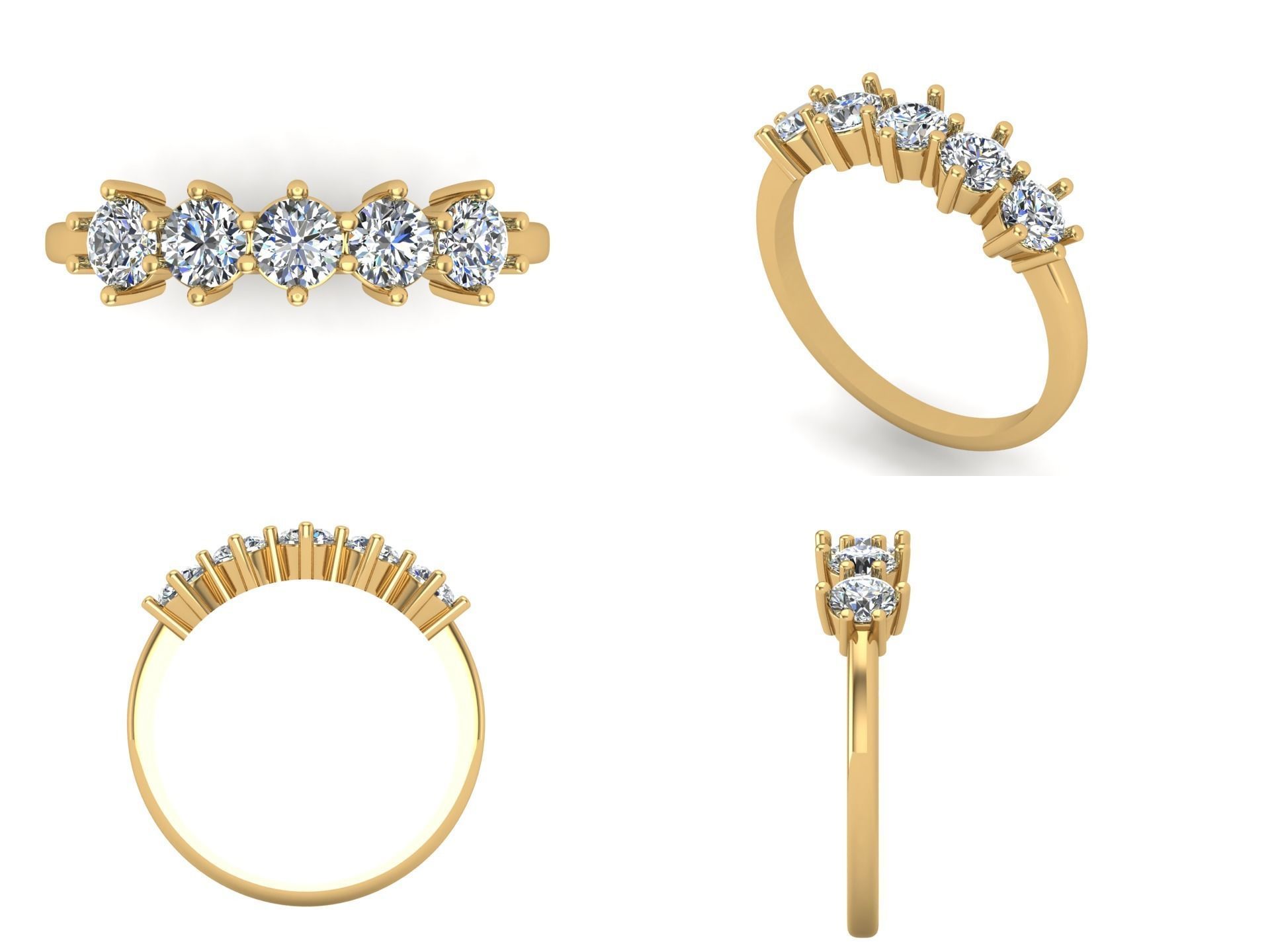 Ring n 66 3D print model_5