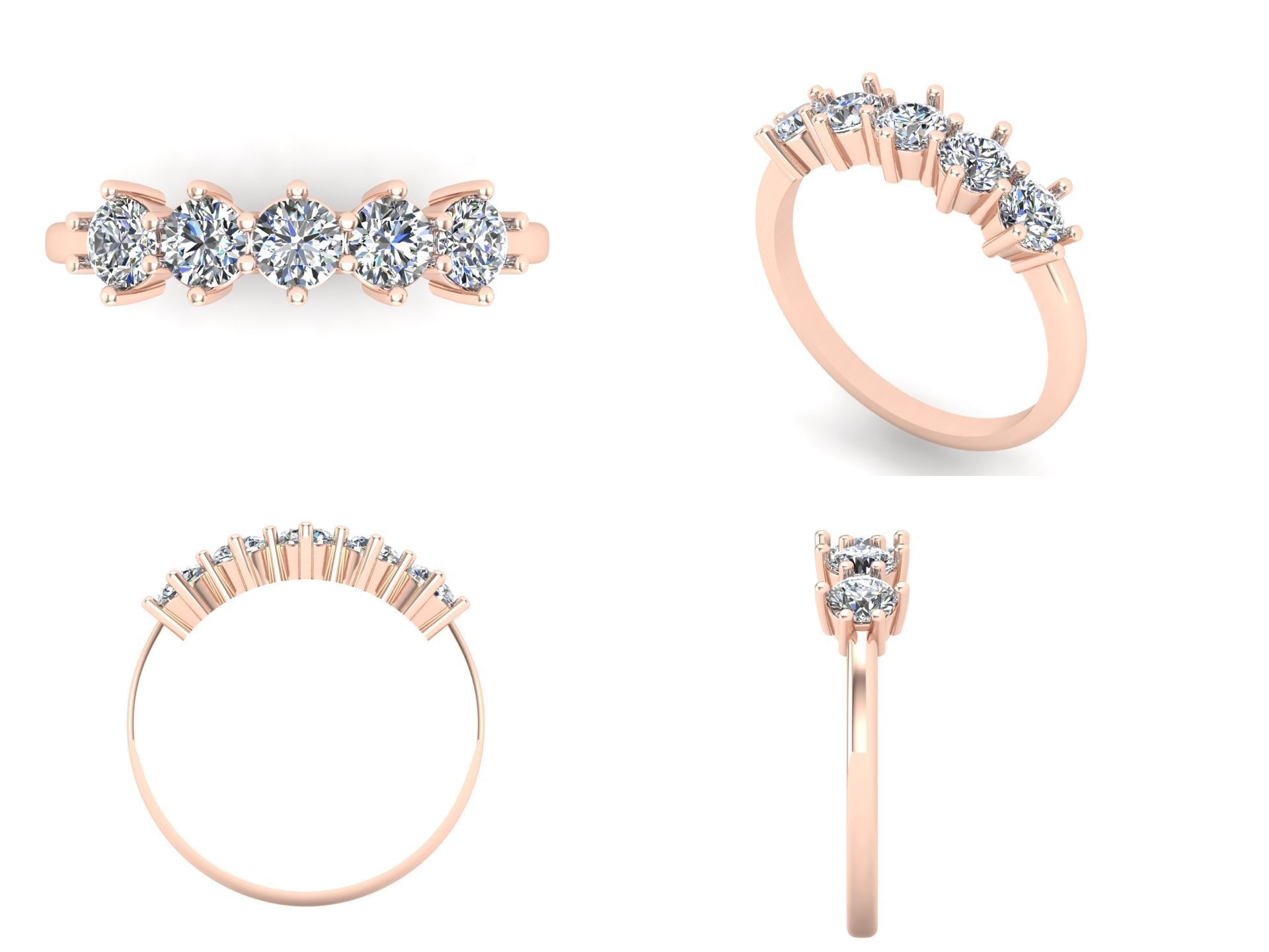 Ring n 66 3D print model_3