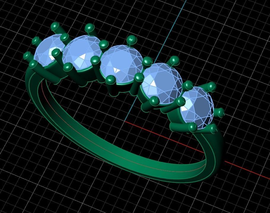 Ring n 66 3D print model_14