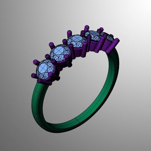 Ring n 66 3D print model_2