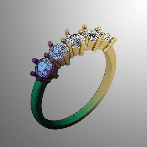 Ring n 66 3D print model_1