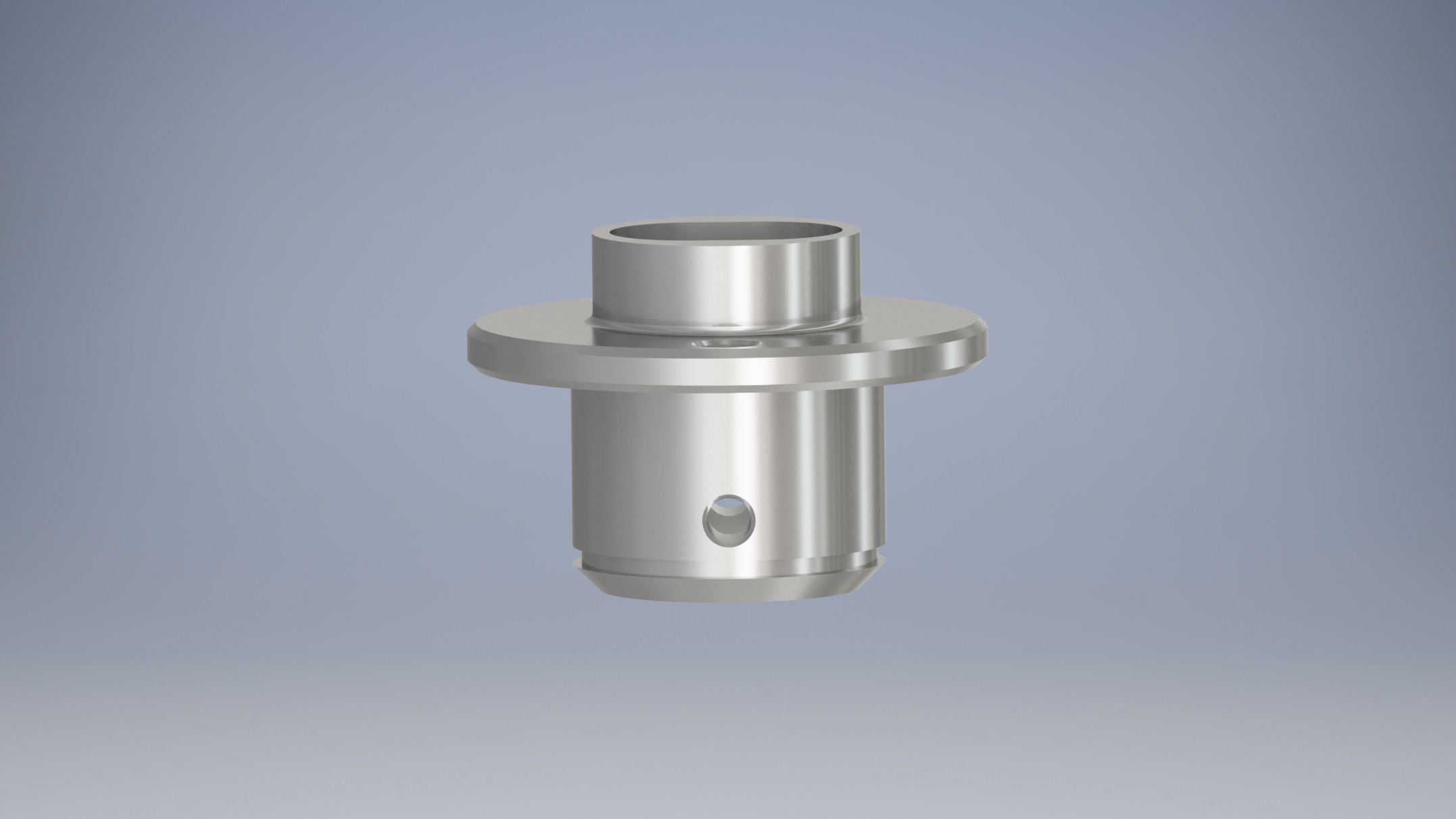 Flange metal plate with holes 3D model_2