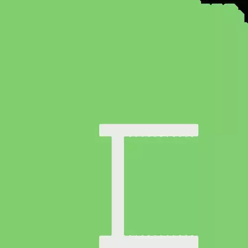 low poly books letter e