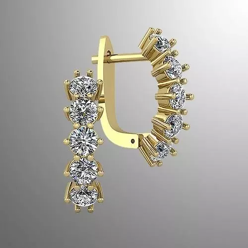 Earrings n 66 3D print model