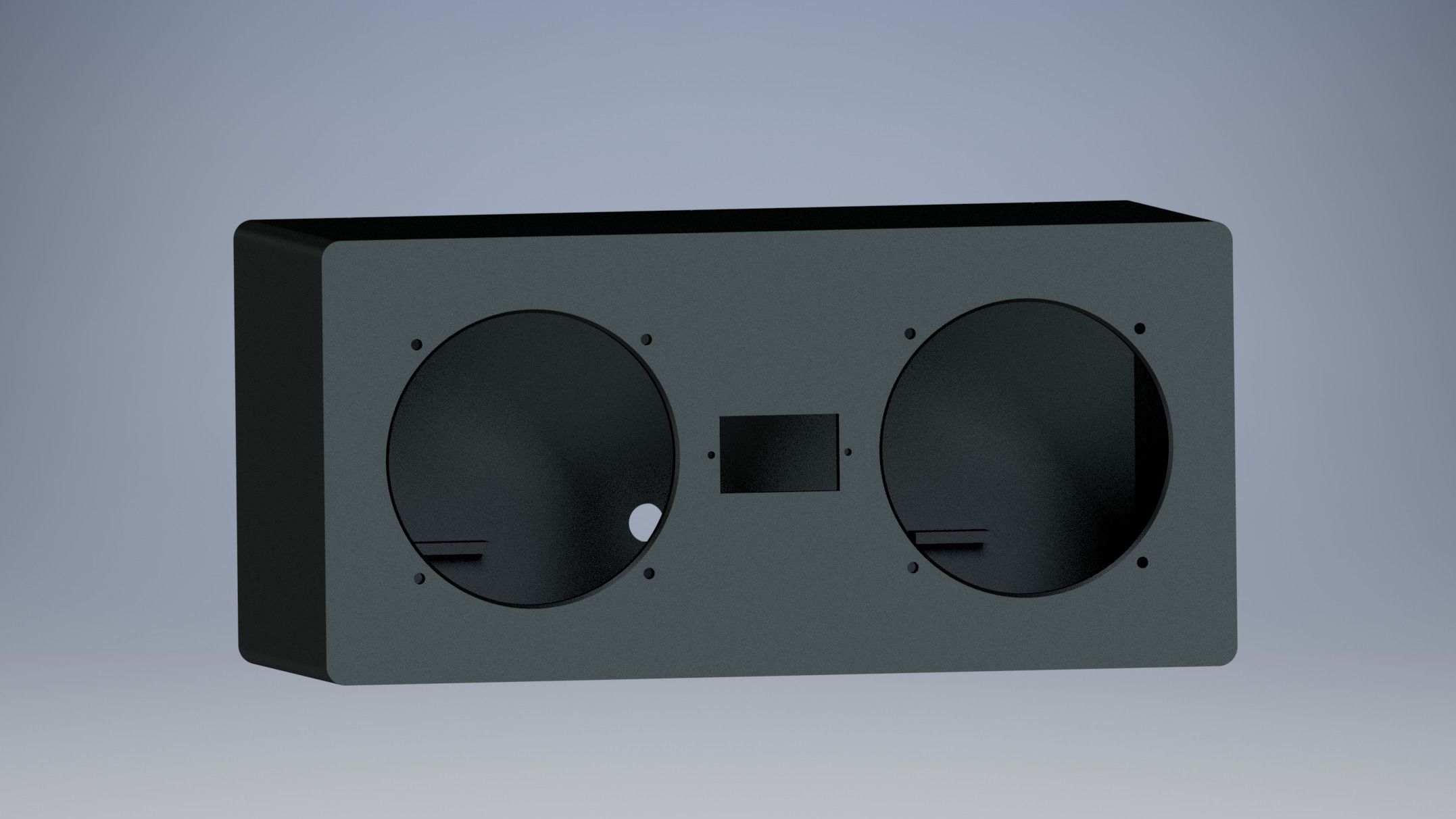 DIY stereo speaker 3D print model_2