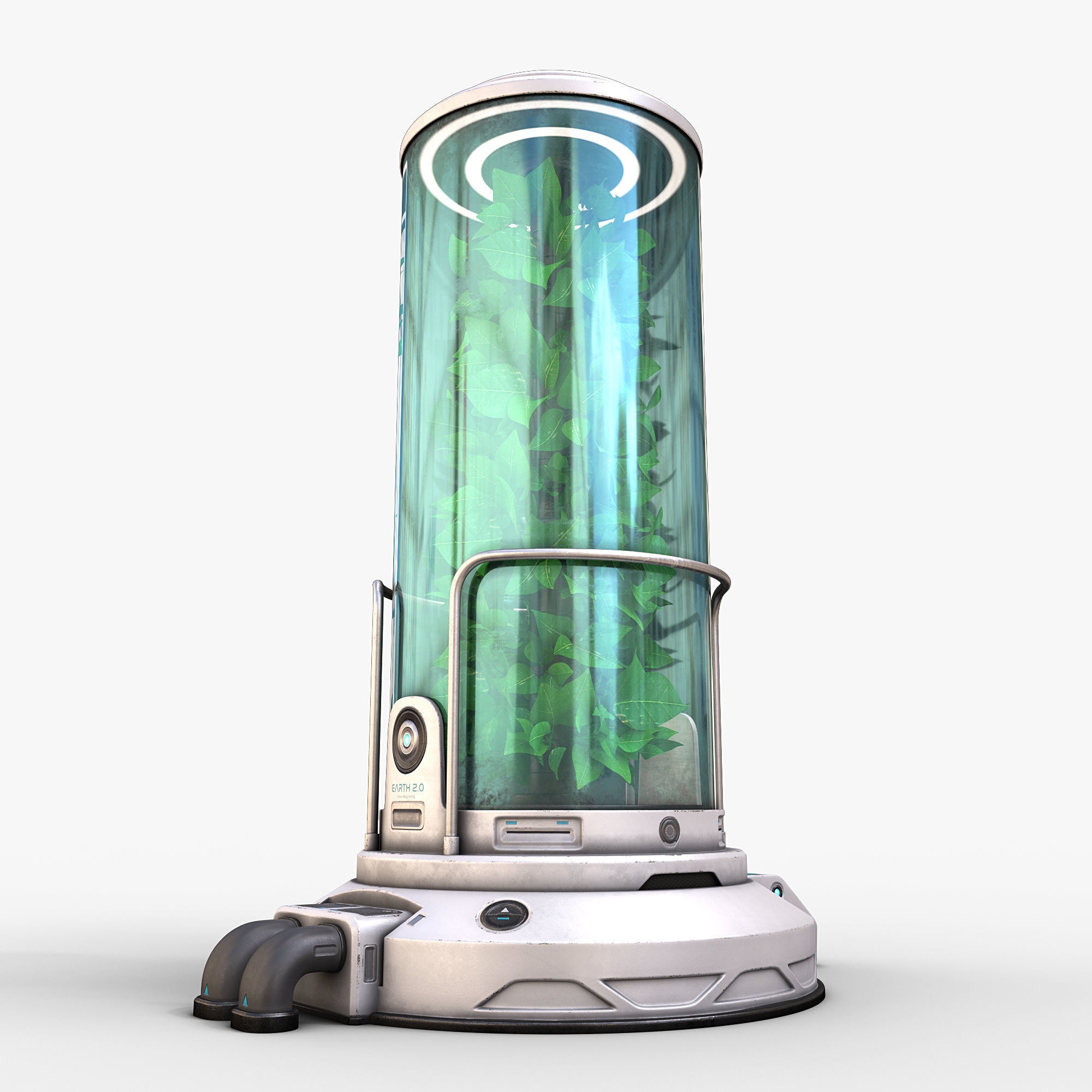 Plant Incubator 03 3D model_2