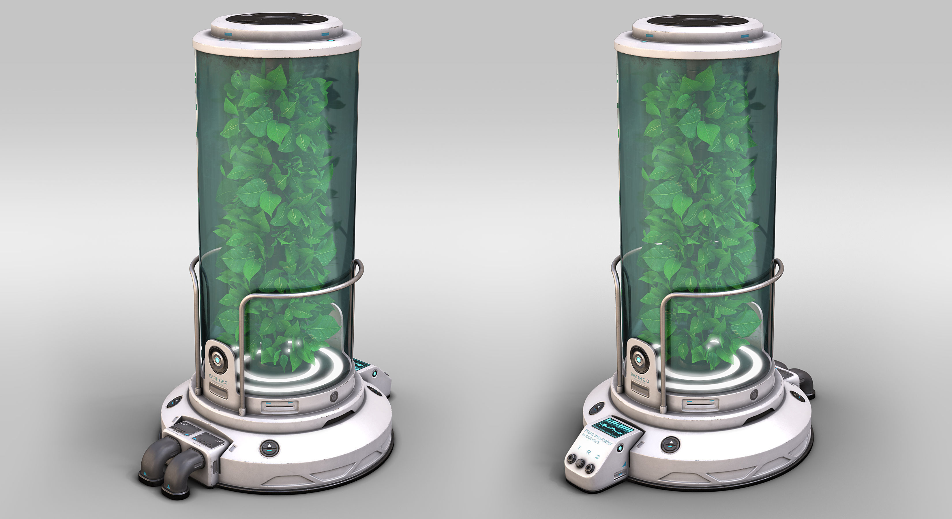 Plant Incubator 03 3D model_4