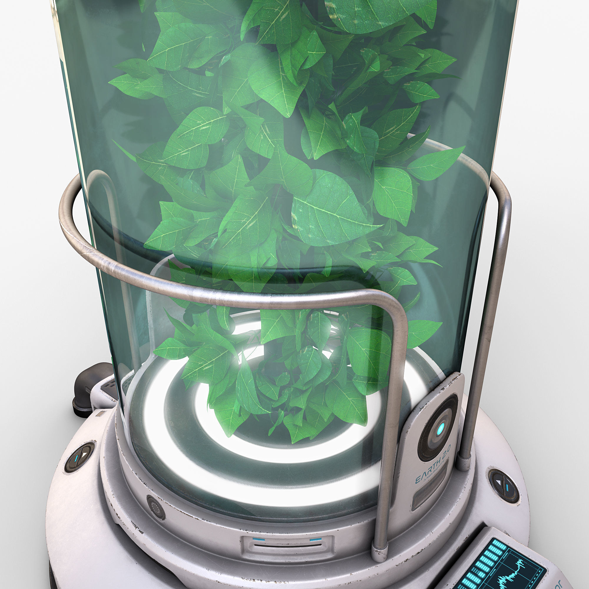 Plant Incubator 03 3D model_3