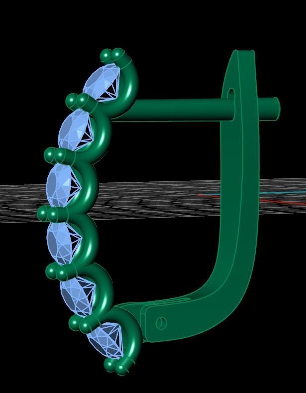 Earrings n 68 3D print model_8