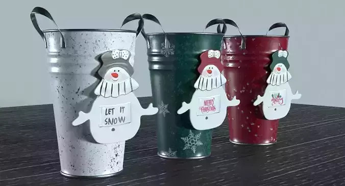 Christmas Candy Vase