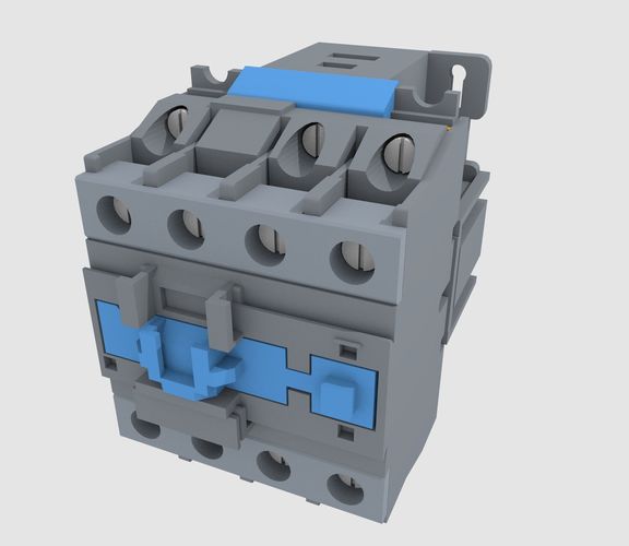 electrical contactor 3D model