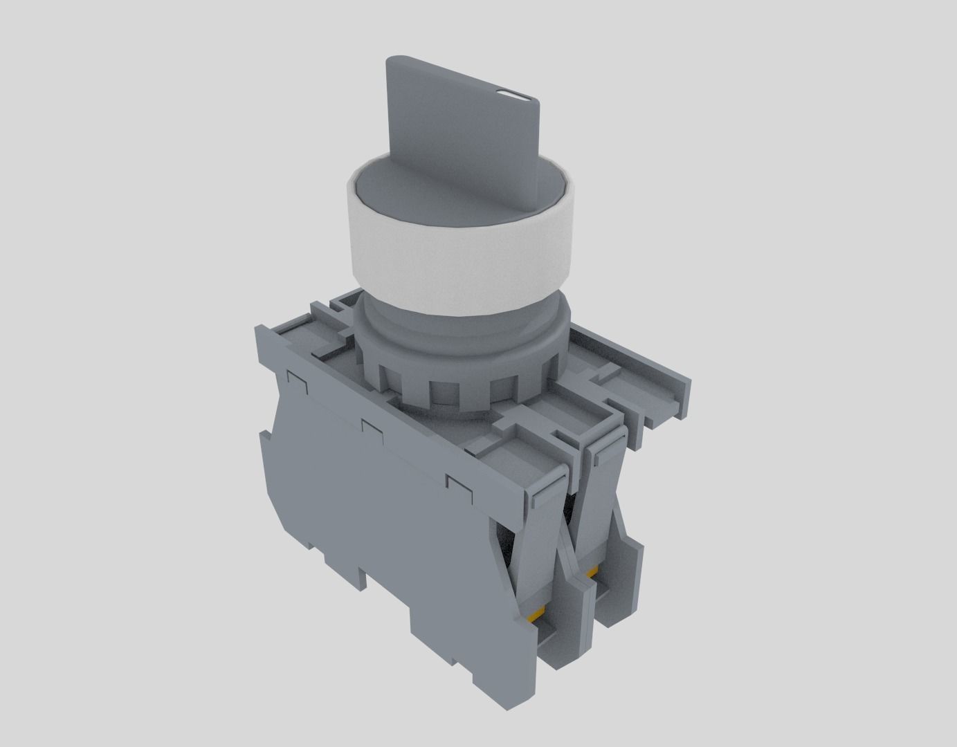 Push buttons 3D model_6