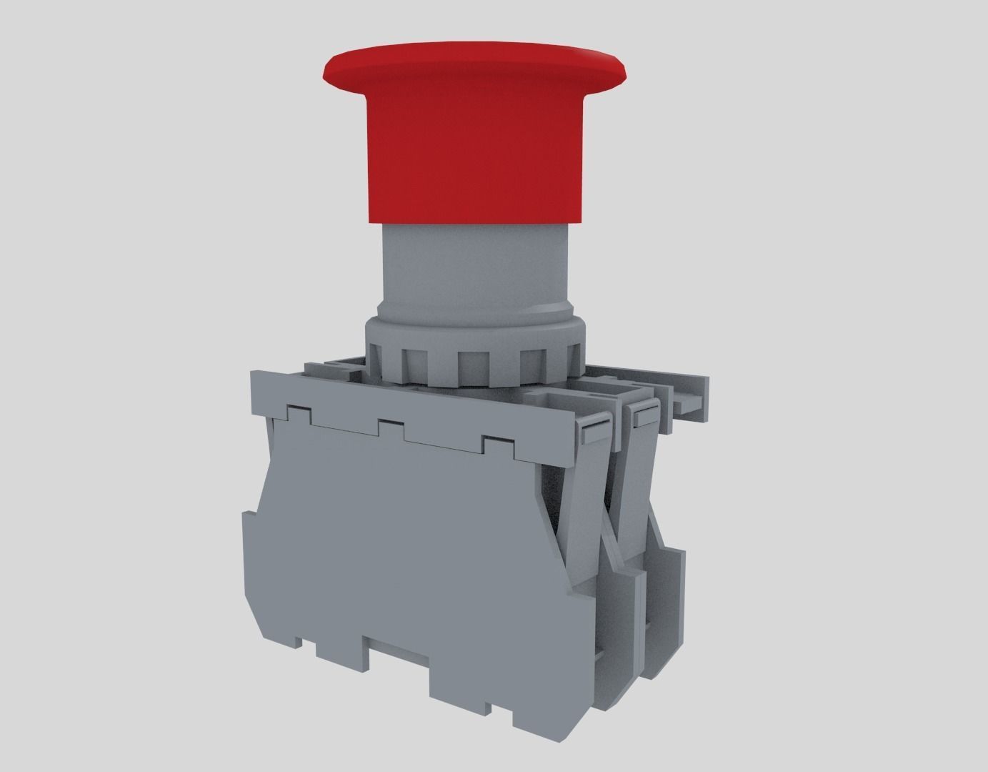 Push buttons 3D model_7