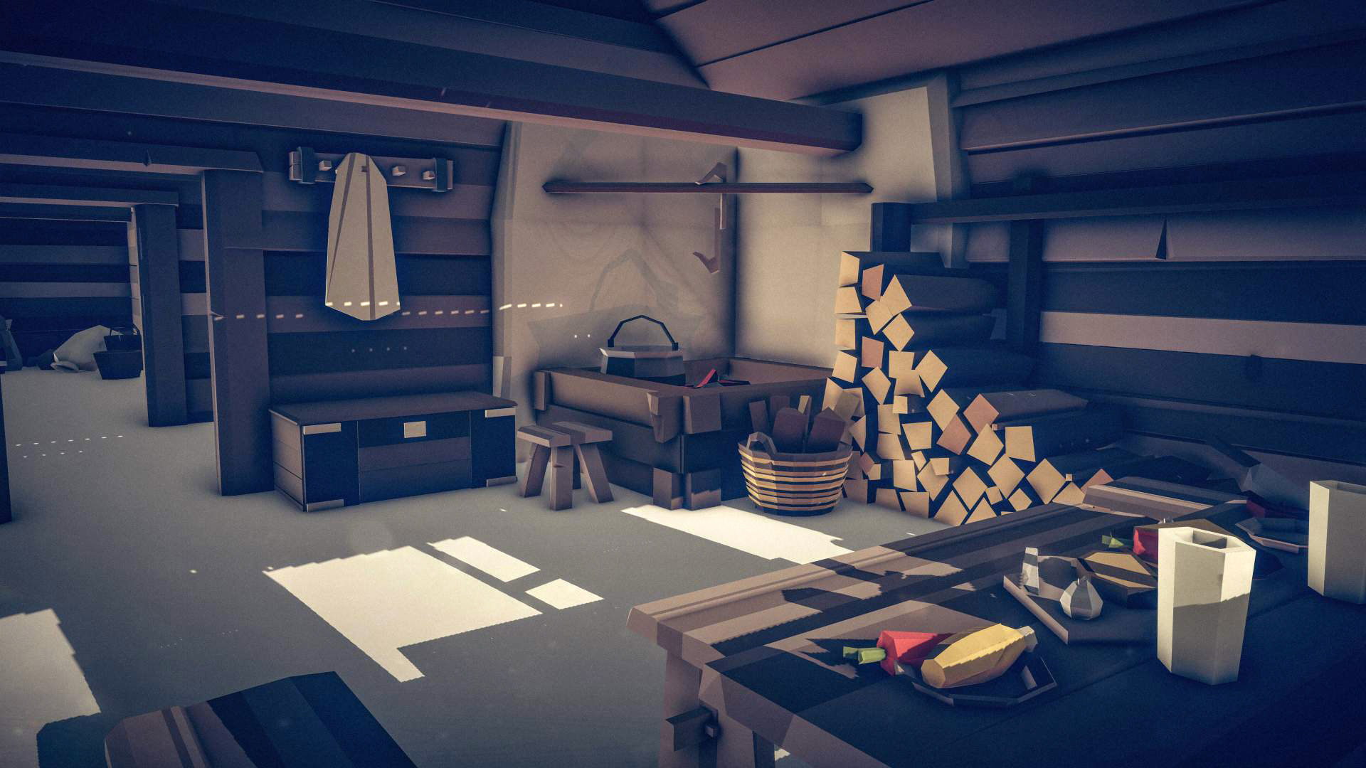 Slavic Medieval Village Town Interior and Exterior Pack  Low-poly 3D model_98