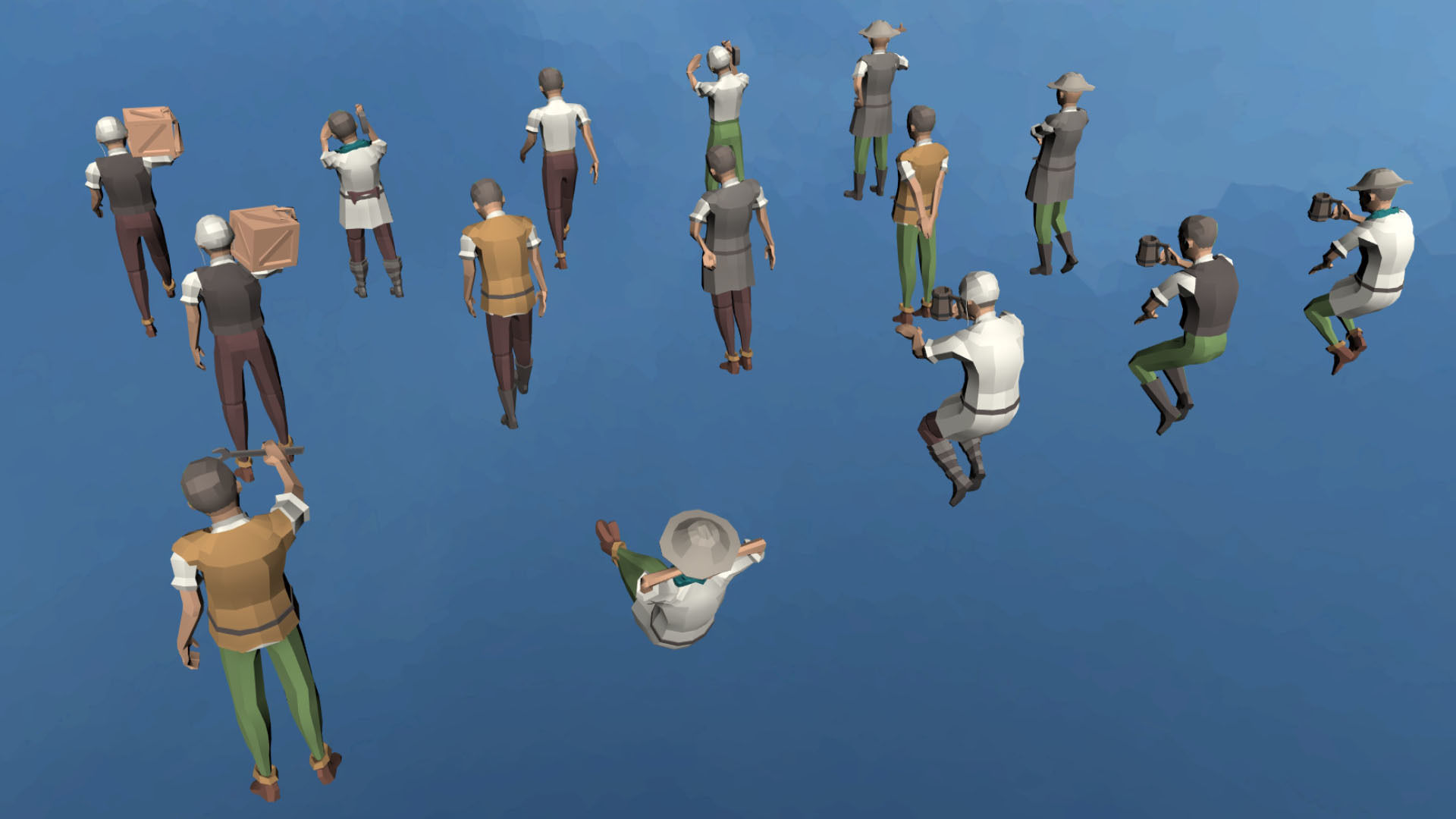 Slavic Medieval Village Town Interior and Exterior Pack  Low-poly 3D model_135