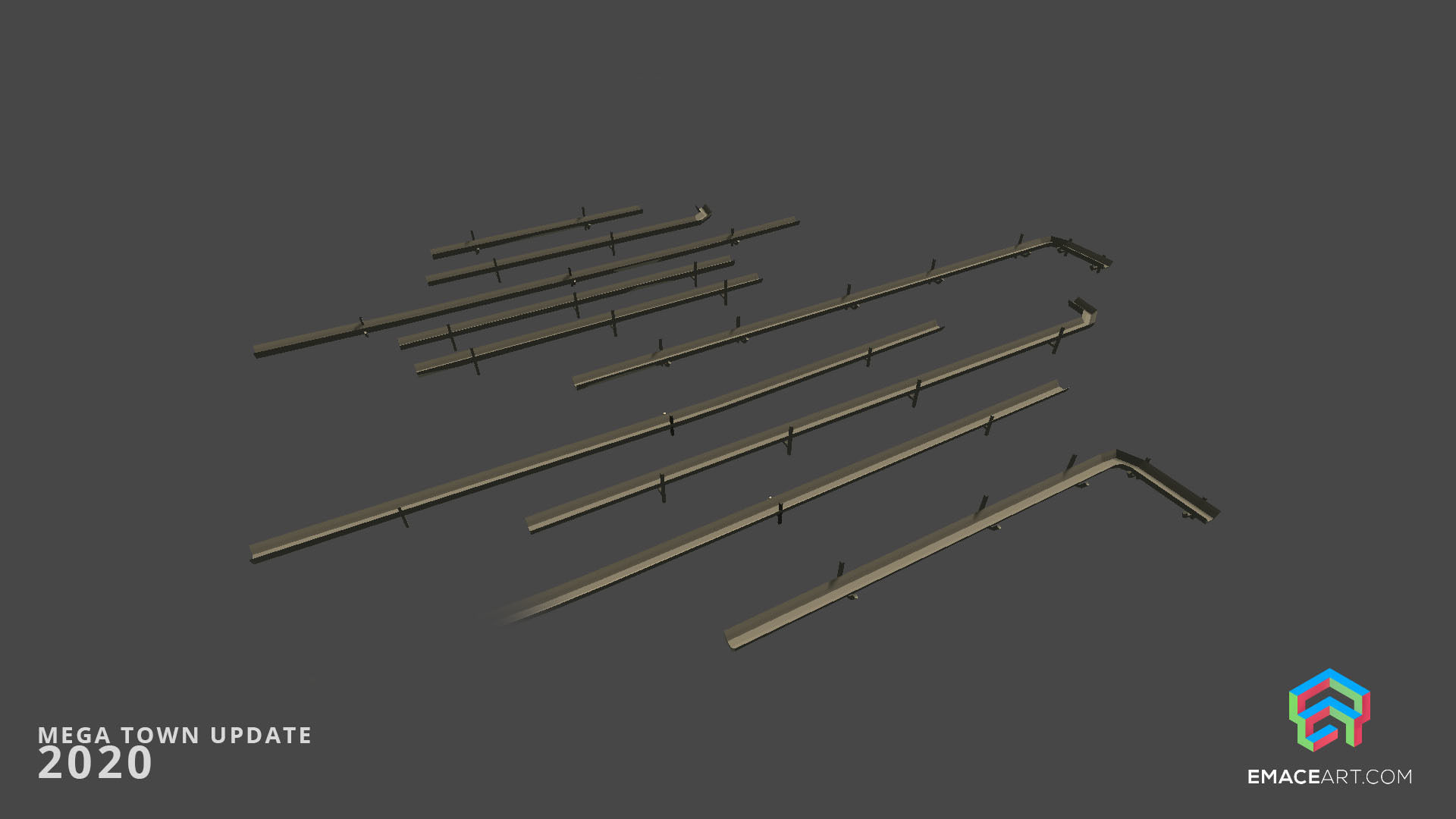 Slavic Medieval Village Town Interior and Exterior Pack  Low-poly 3D model_20