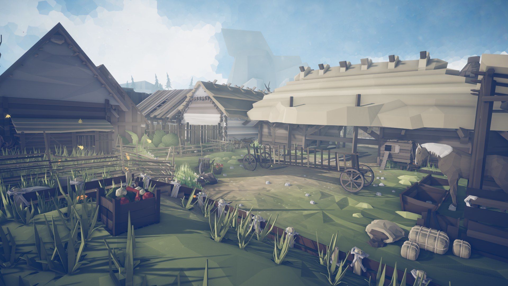 Slavic Medieval Village Town Interior and Exterior Pack  Low-poly 3D model_89