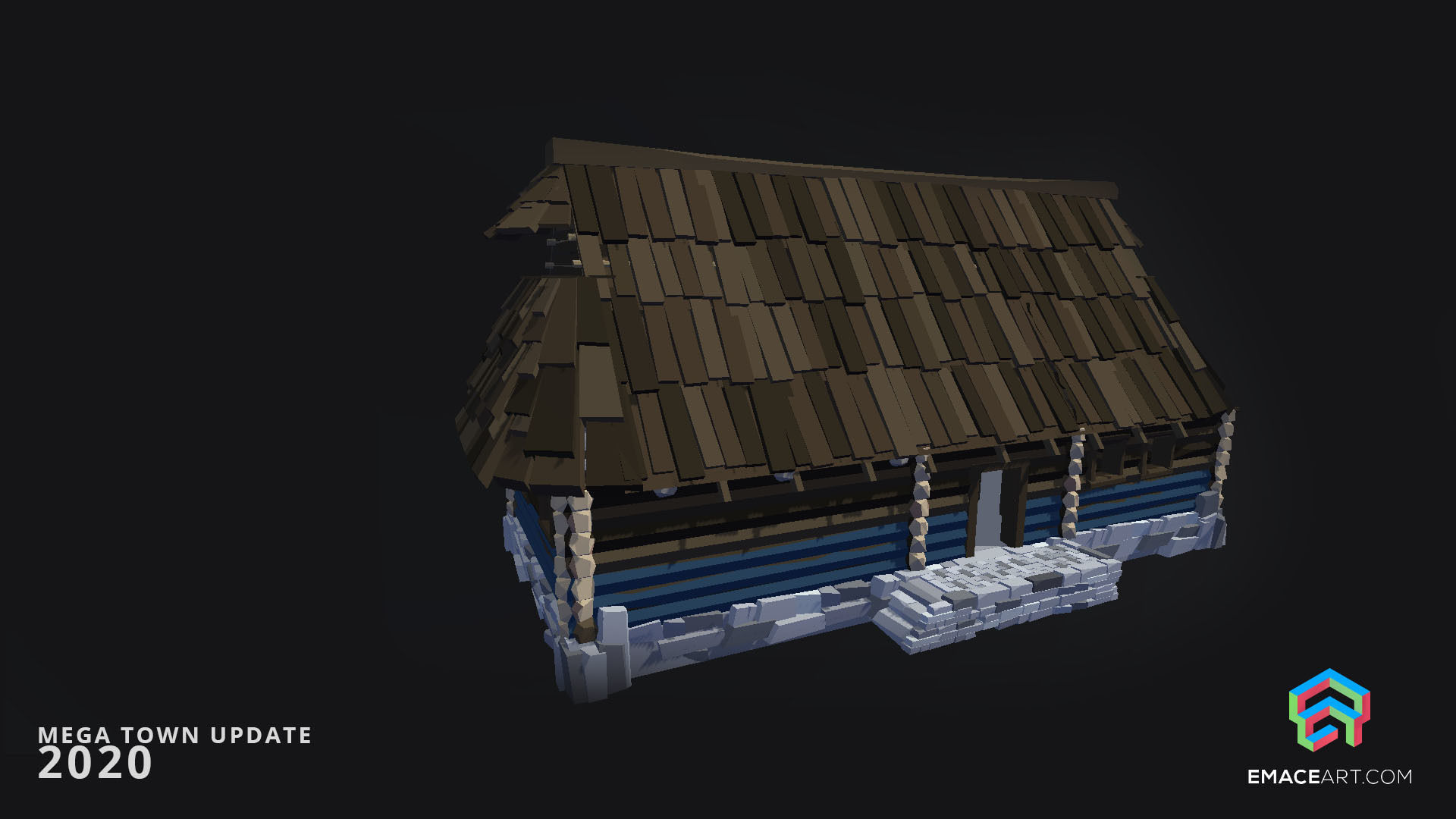 Slavic Medieval Village Town Interior and Exterior Pack  Low-poly 3D model_29