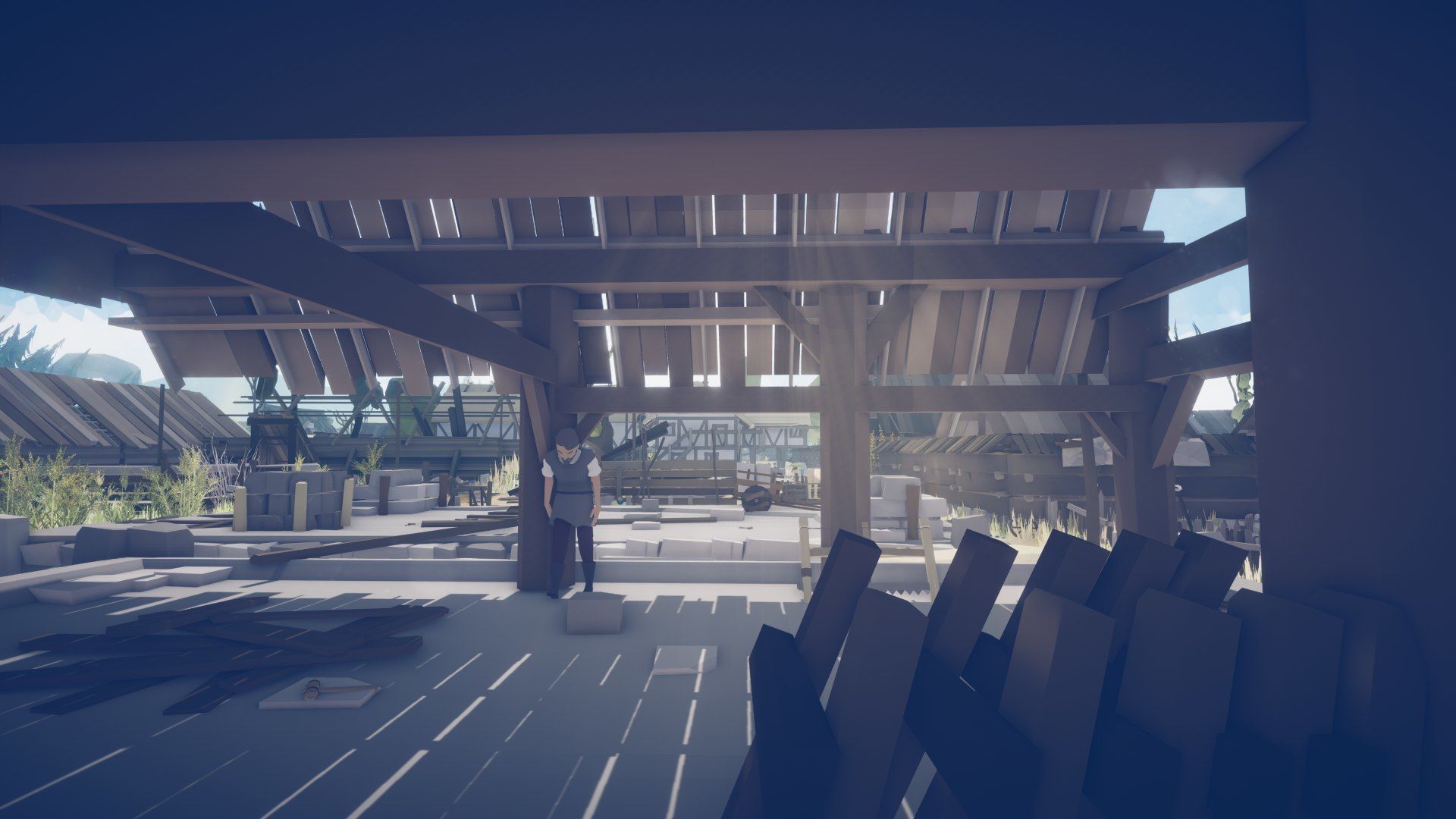 Slavic Medieval Village Town Interior and Exterior Pack  Low-poly 3D model_71