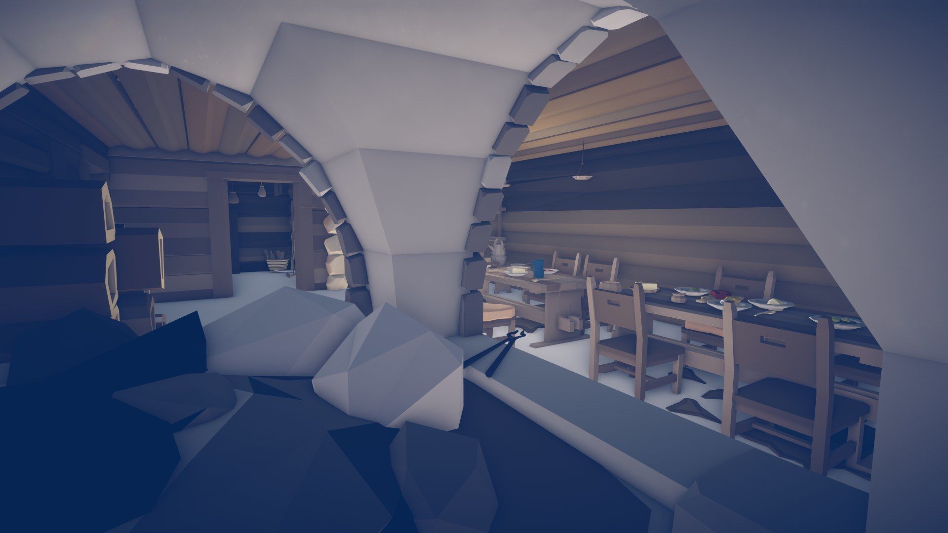 Slavic Medieval Village Town Interior and Exterior Pack  Low-poly 3D model_78