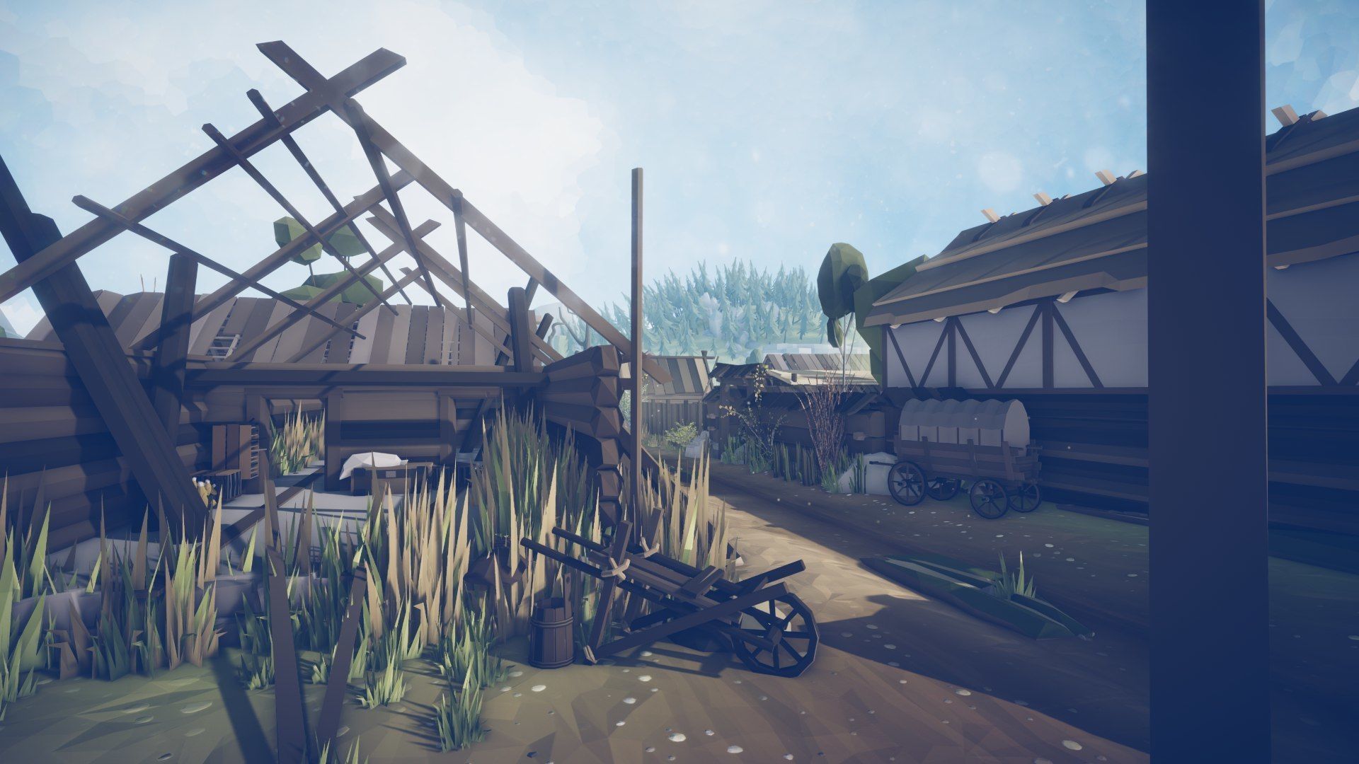 Slavic Medieval Village Town Interior and Exterior Pack  Low-poly 3D model_83