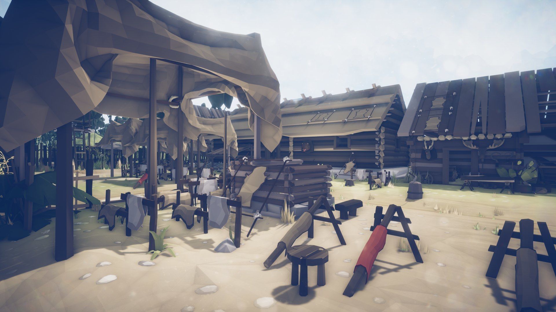 Slavic Medieval Village Town Interior and Exterior Pack  Low-poly 3D model_69