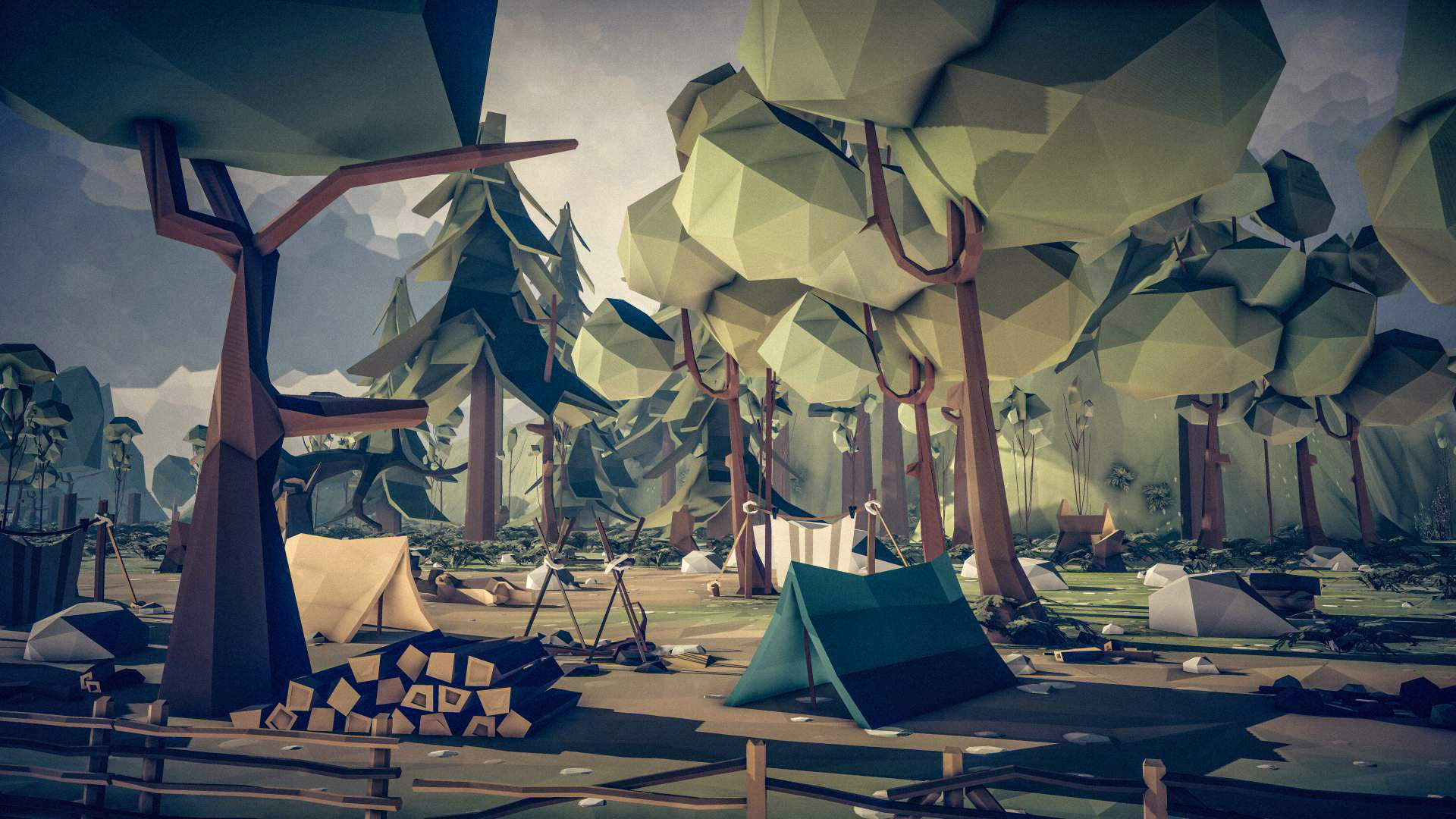 Slavic Medieval Village Town Interior and Exterior Pack  Low-poly 3D model_120