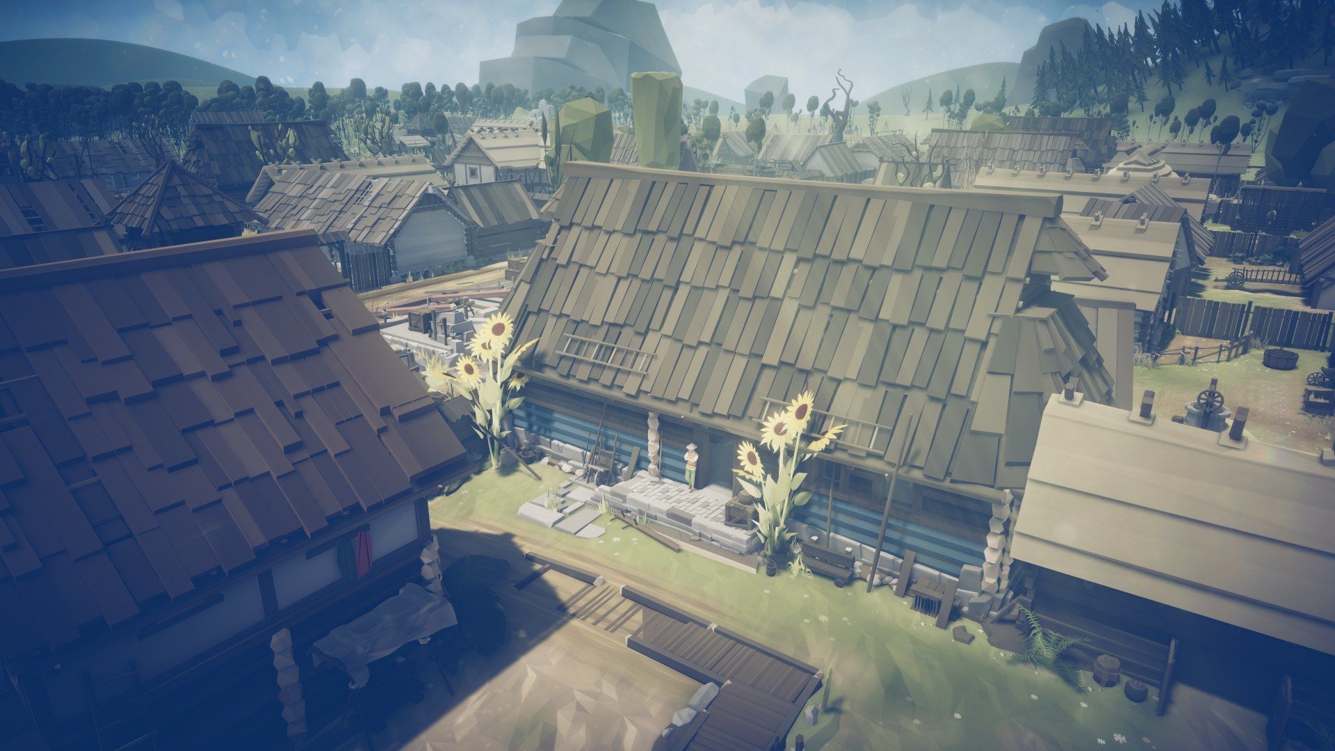 Slavic Medieval Village Town Interior and Exterior Pack  Low-poly 3D model_60