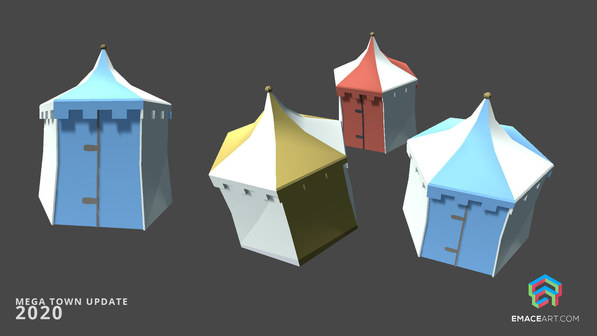 Slavic Medieval Village Town Interior and Exterior Pack  Low-poly 3D model_25