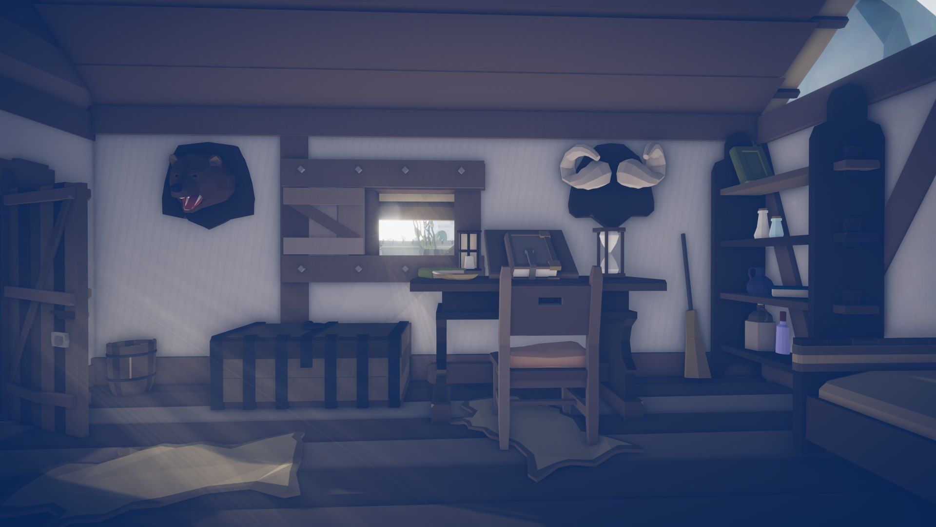 Slavic Medieval Village Town Interior and Exterior Pack  Low-poly 3D model_81