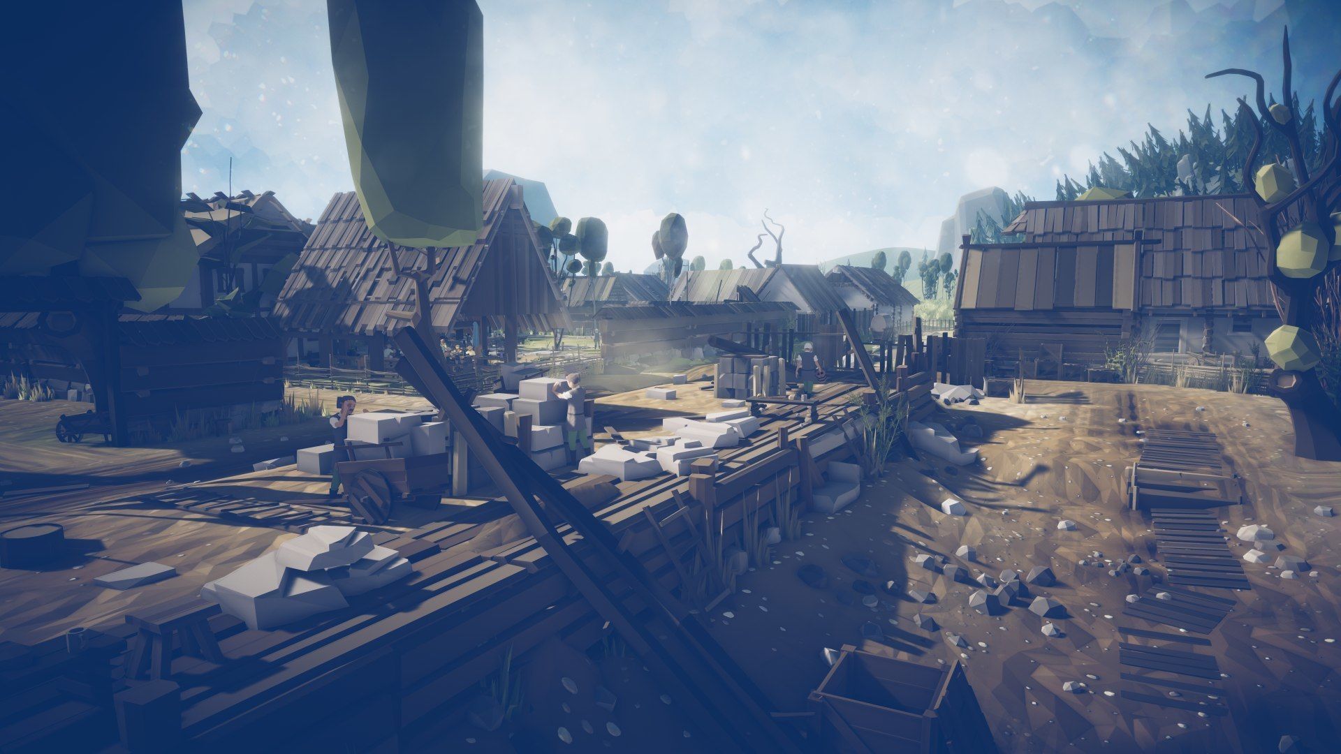 Slavic Medieval Village Town Interior and Exterior Pack  Low-poly 3D model_67