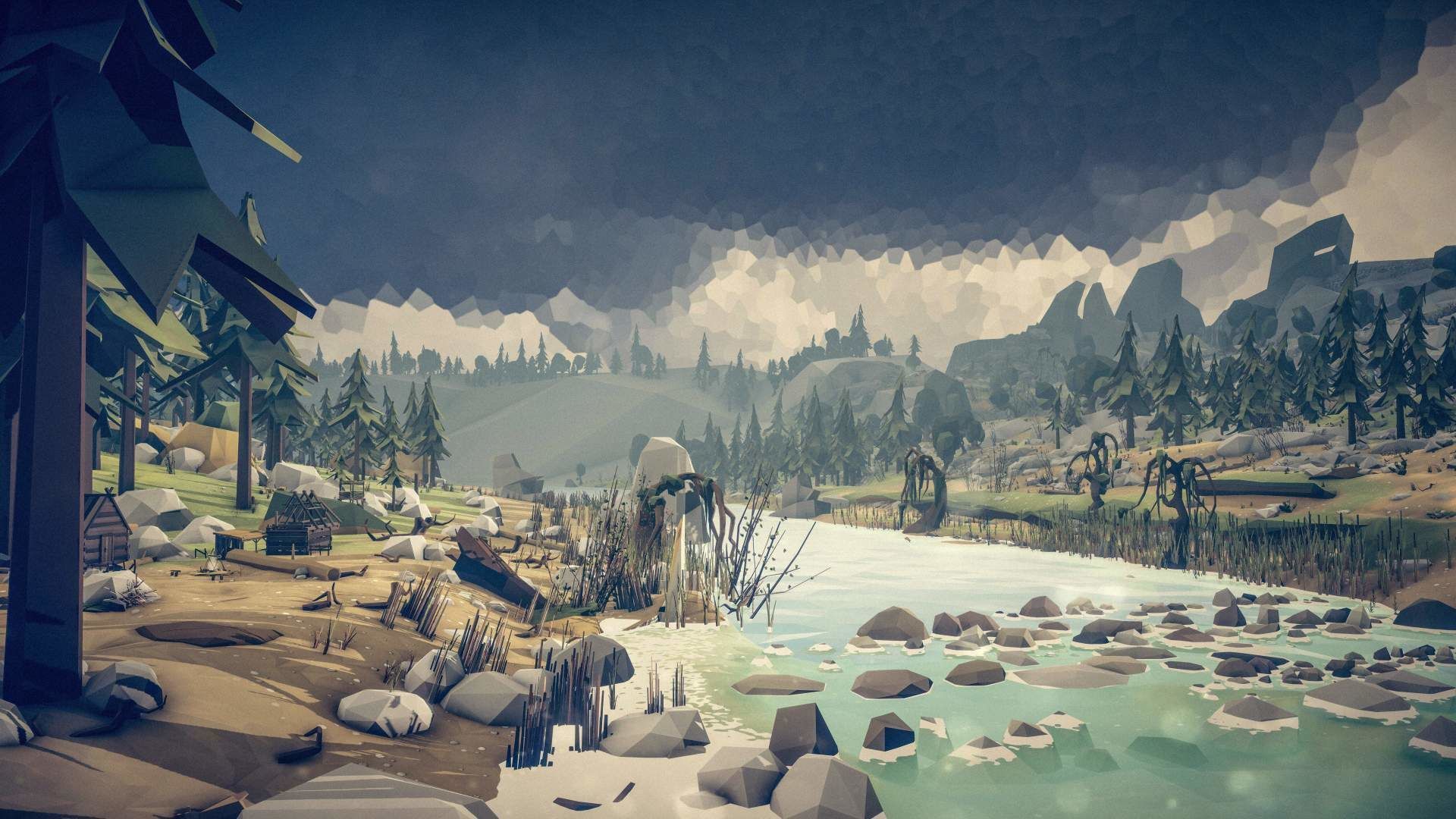 Slavic Medieval Village Town Interior and Exterior Pack  Low-poly 3D model_113